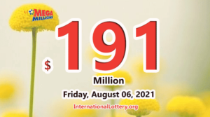 一名玩家赢得了100万美元；Mega Millions 彩券头奖上升至1.91亿美元。