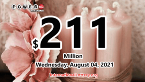 2021年7月31日的Powerball开奖结果 – $2.11亿的头奖在等待得主。